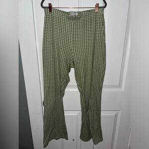 urban outfitters gingham flares